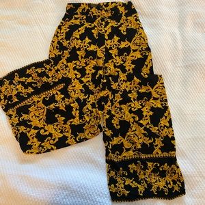 Flowy pants Versace DUPE